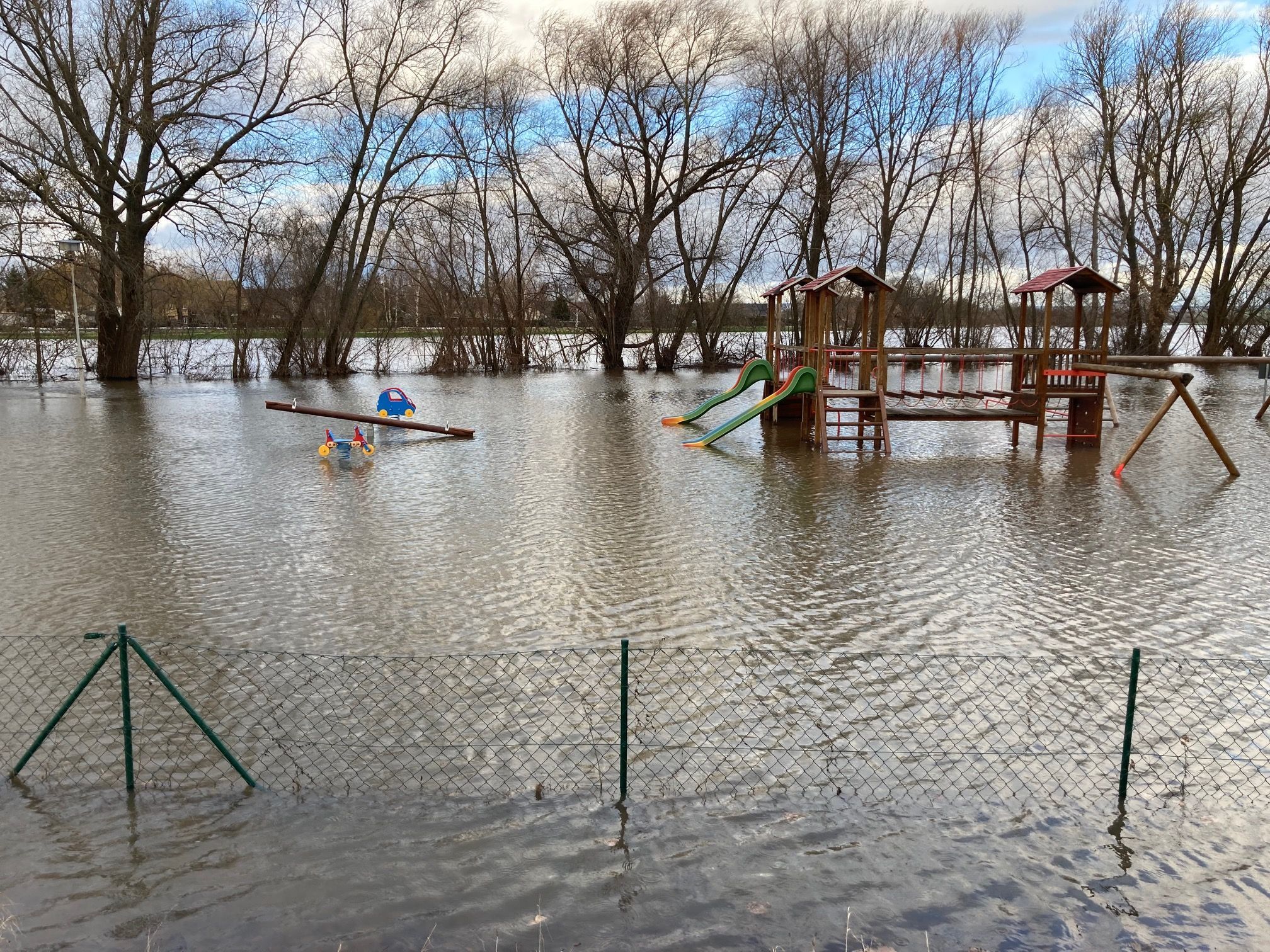 Hochwasser an der Helme (c) Frank Quilitzsch