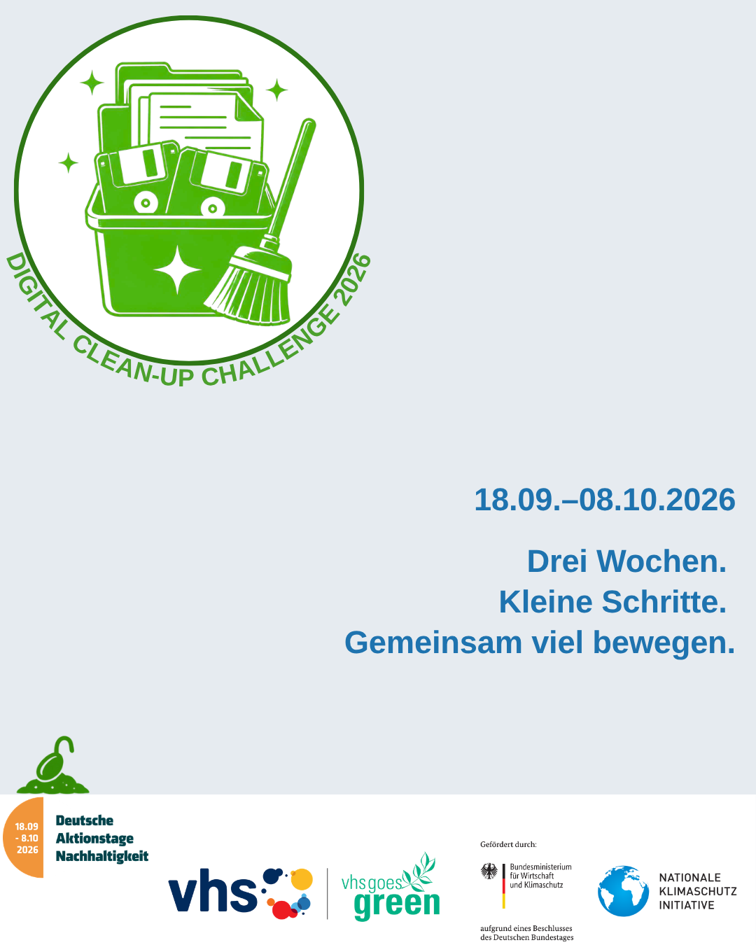 Öffnet die Seite 'Gemeinsam digital aufräumen: Jetzt bei der Digital Clean-Up Challenge 2026 mitmachen!'